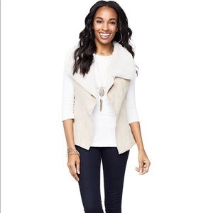 Charming Charlie Ivette Faux Suede Vest